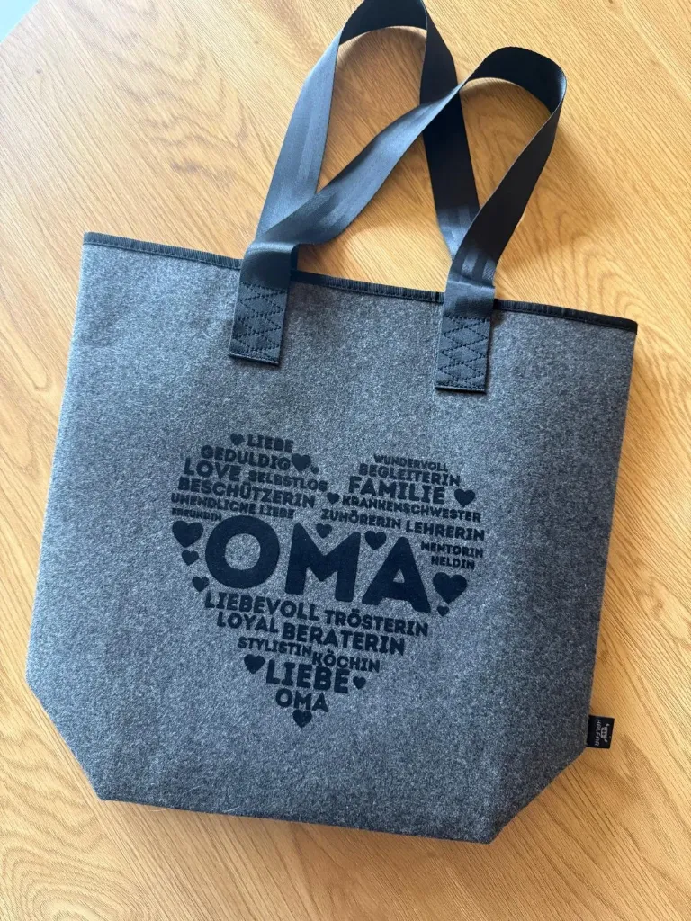 Filzshopper "Herz Oma"
