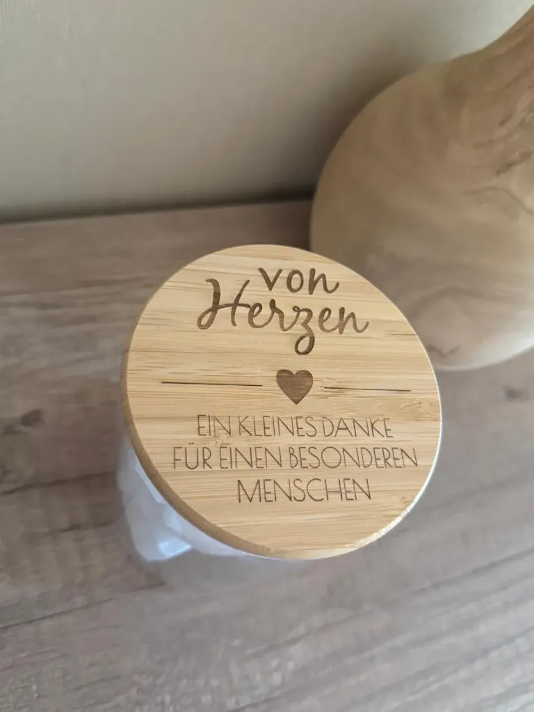 Vorratsglas "von Herzen" (750 ml)