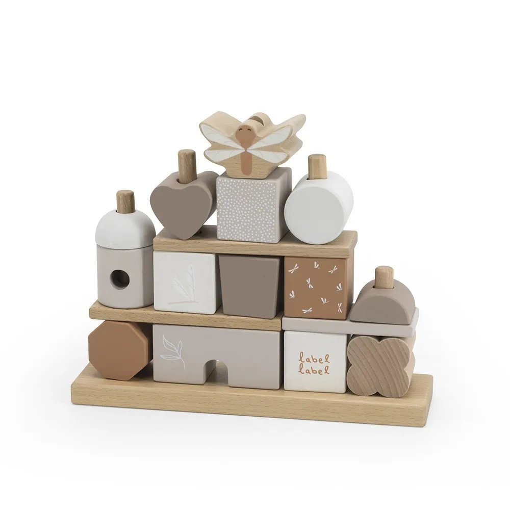 LABEL LABEL Stapelhaus personalisiert - nougat (ohne Personalisierung)