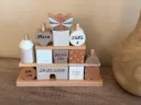 LABEL LABEL Stapelhaus personalisiert - nougat