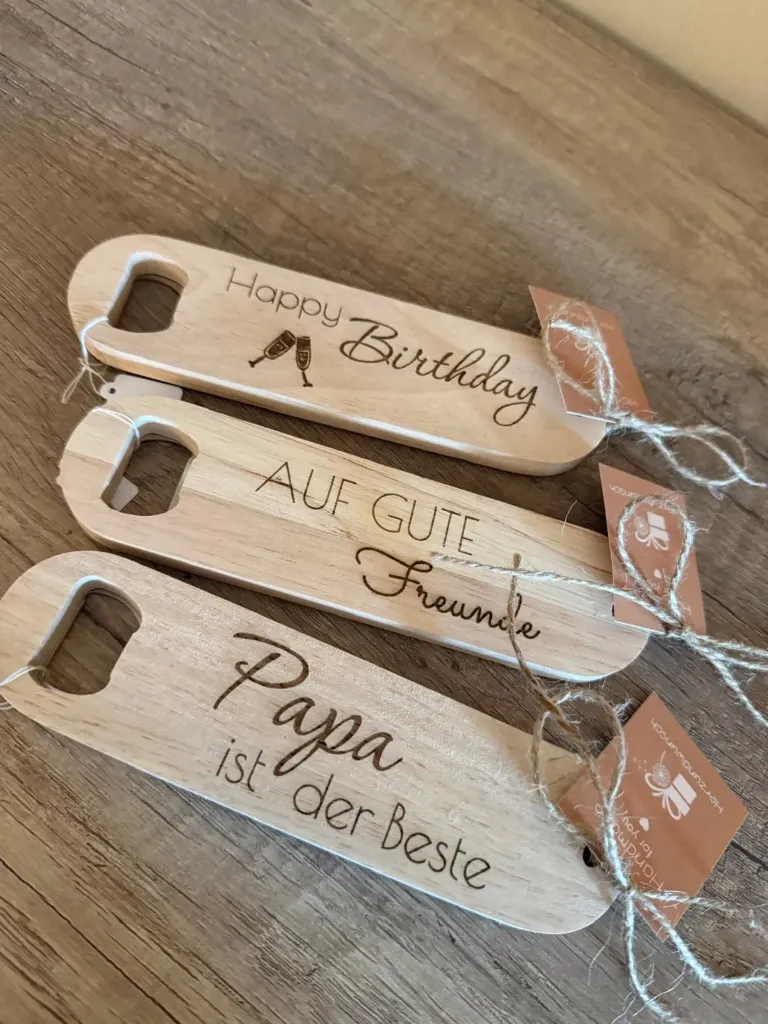 Flaschenöffner "Spruch"