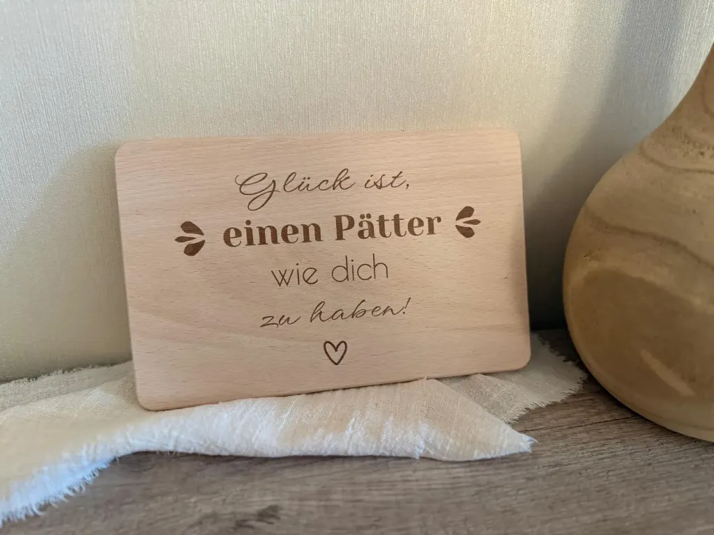 Brettchen "Glück ist..."