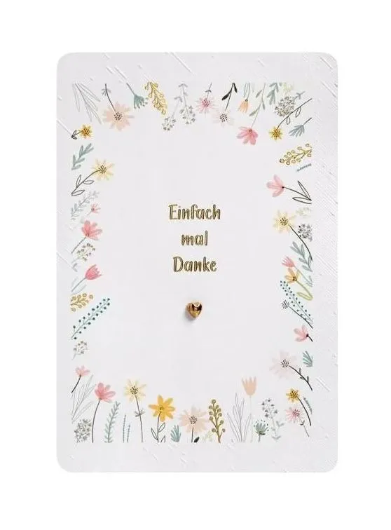 Glückwunschkarte - Danke