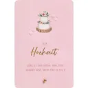 Glückwunschkarte - Hochzeit