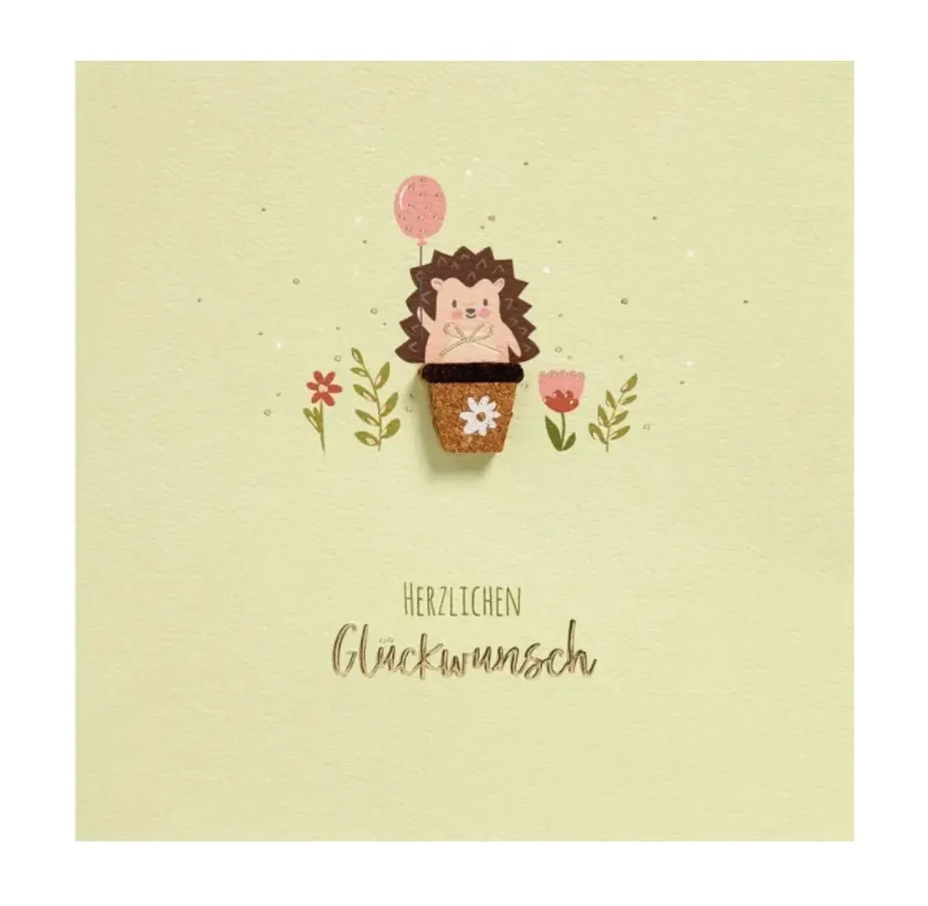 Glückwunschkarte - Herzlichen Glückwunsch