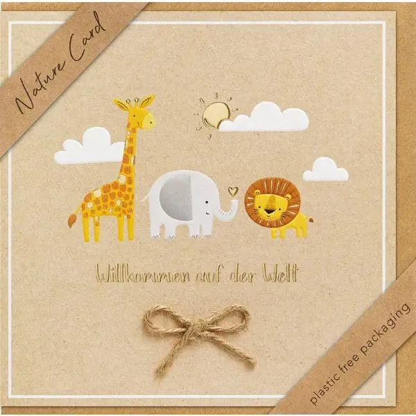 Glückwunschkarte - Geburt