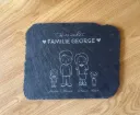 Schieferplatte - Familie