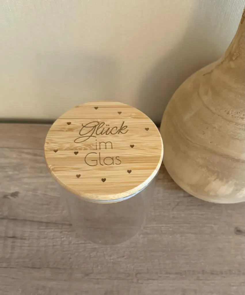 Vorratsglas "Glück im Glas"