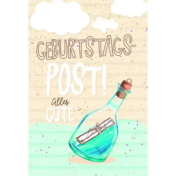 Glückwunschkarte - Geburtstag