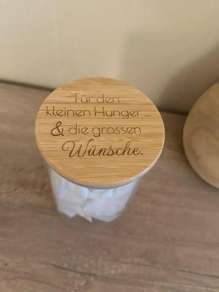 Vorratsglas "grosse Wünsche"