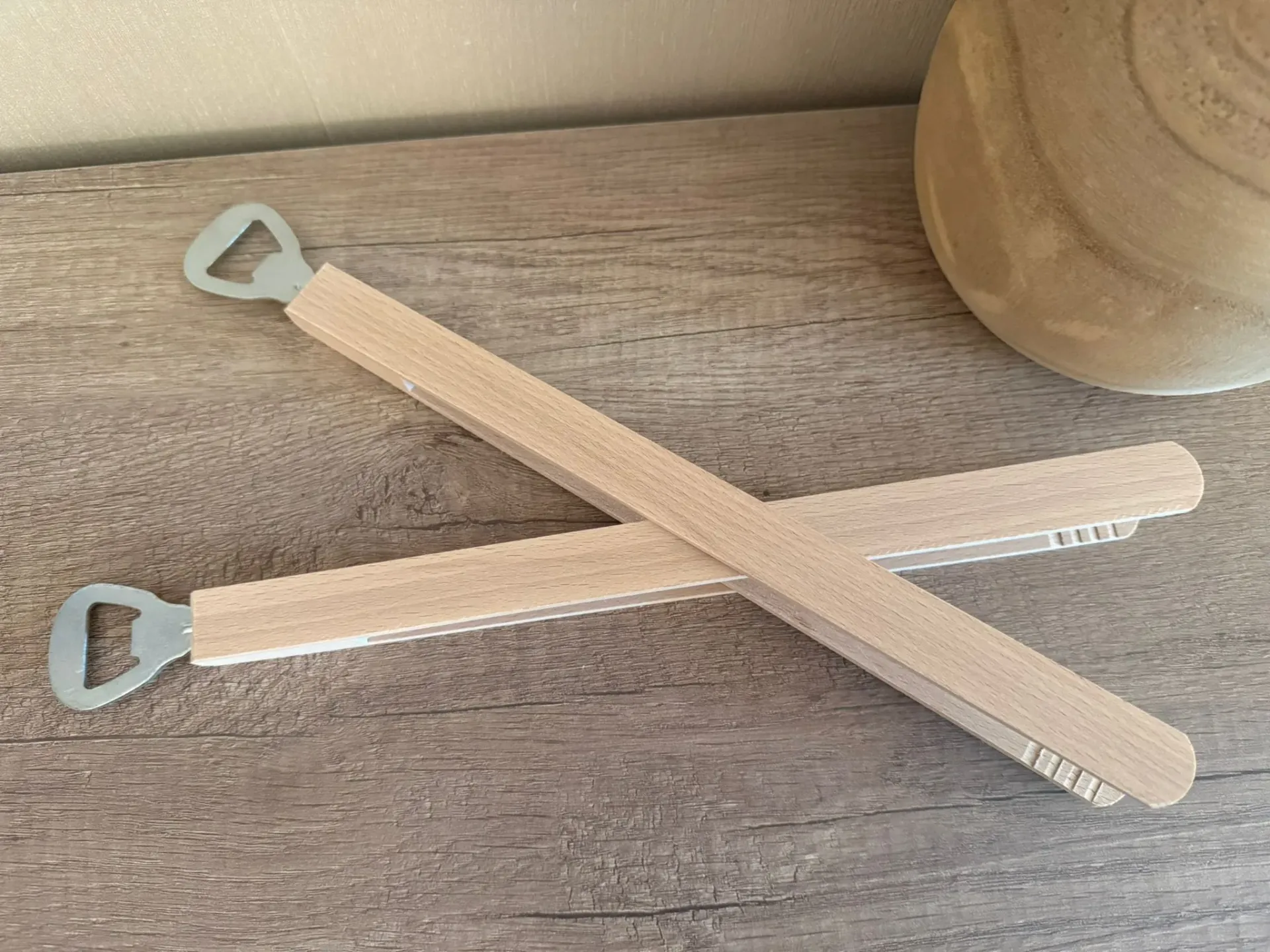 Grillzange mit Flaschenöffner - Personalisiert