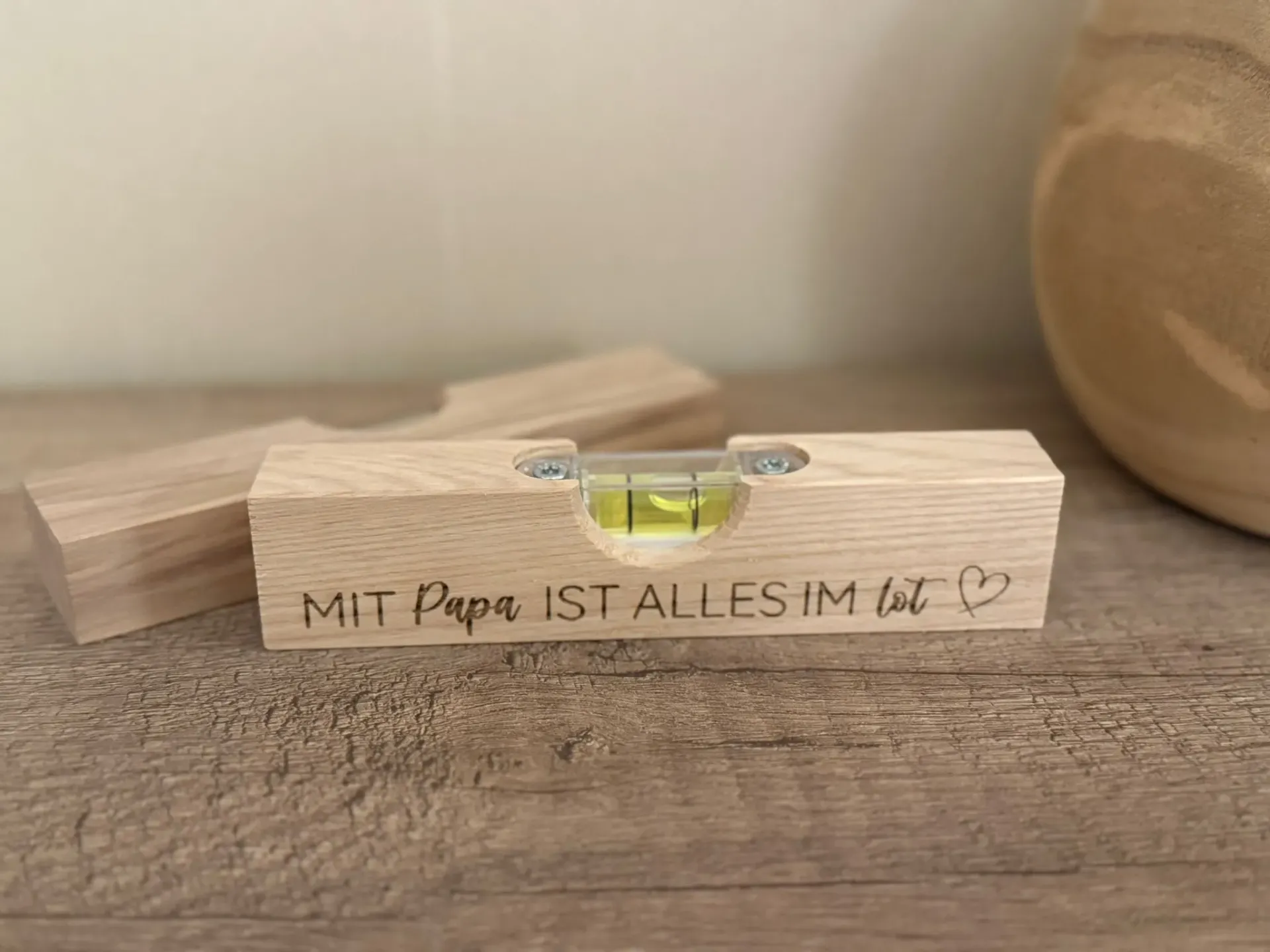 Wasserwaage - Mit Papa ist alles im Lot