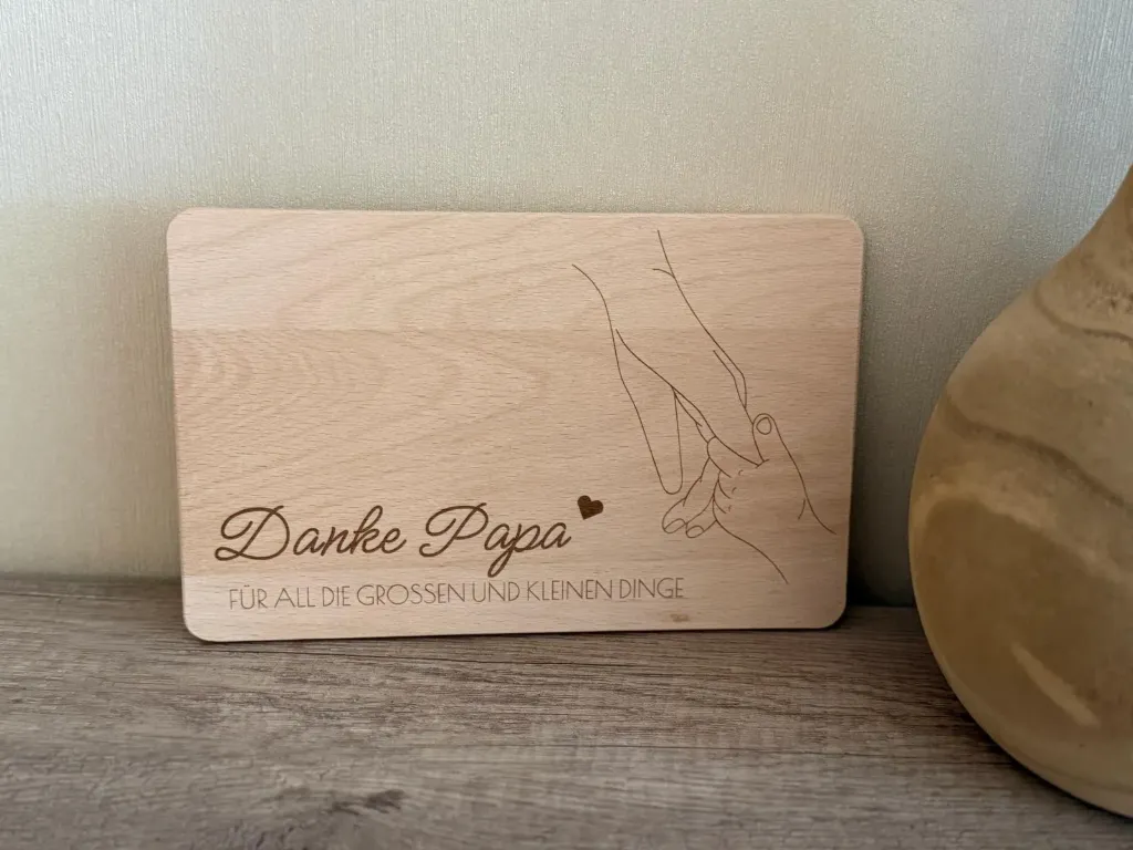 Brettchen "Danke Papa"