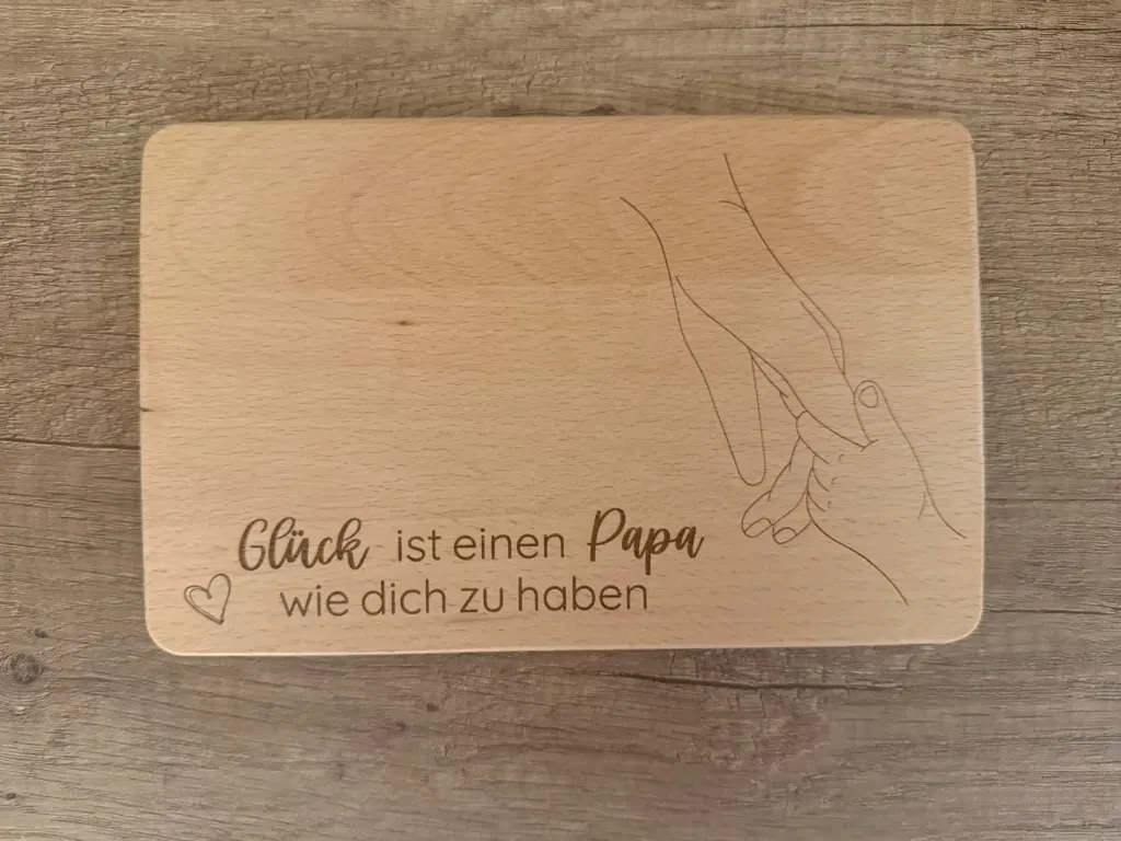 Brettchen "Glück einen Papa wie dich"