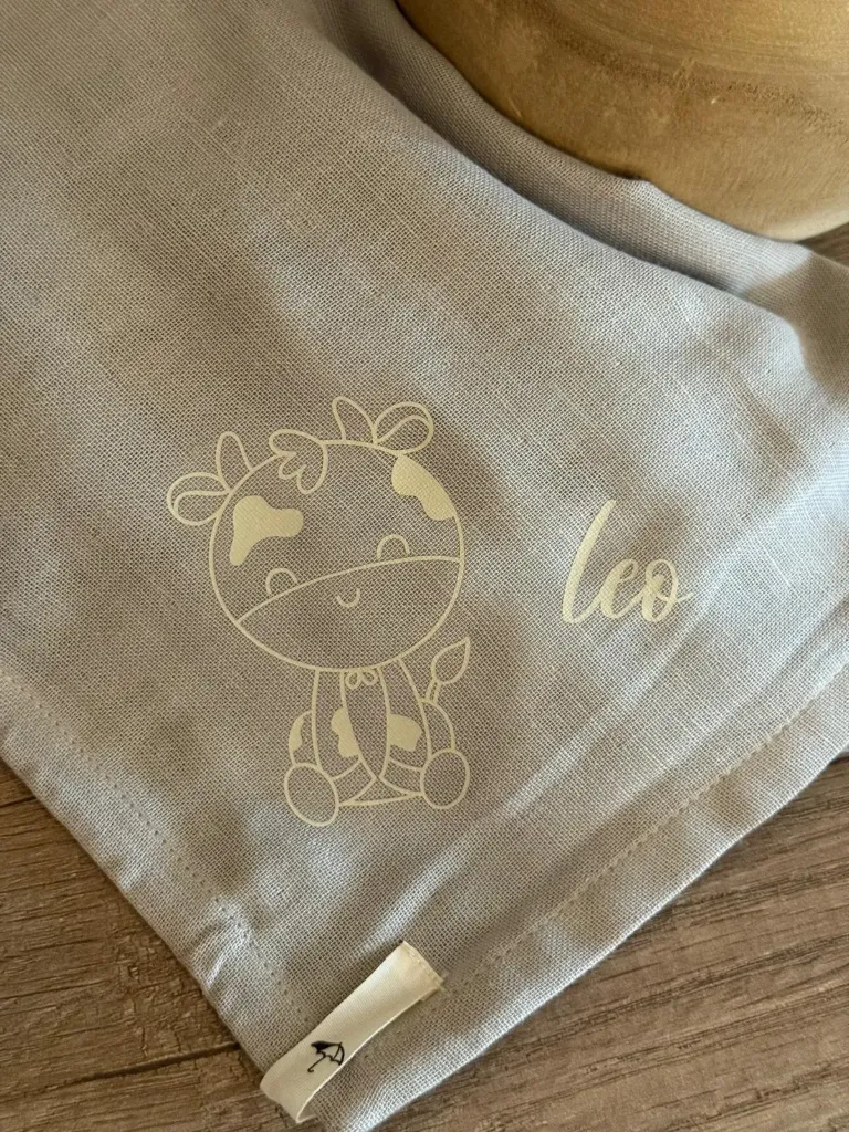 Mulltuch Baby "Bauernhof" - personalisiert