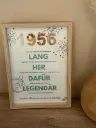 Bilderrahmen Lang her dafür legendär - Geldgeschenk