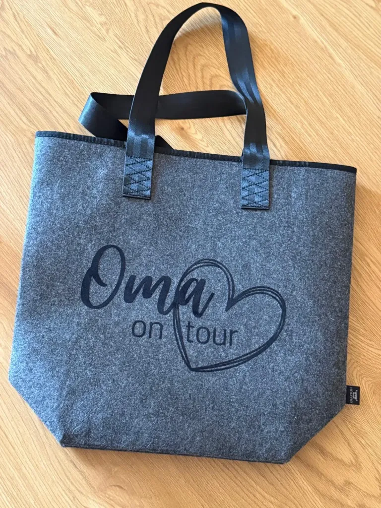 Filzshopper "Oma on tour"