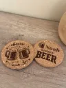 Untersetzer "Bier" - personalisiert