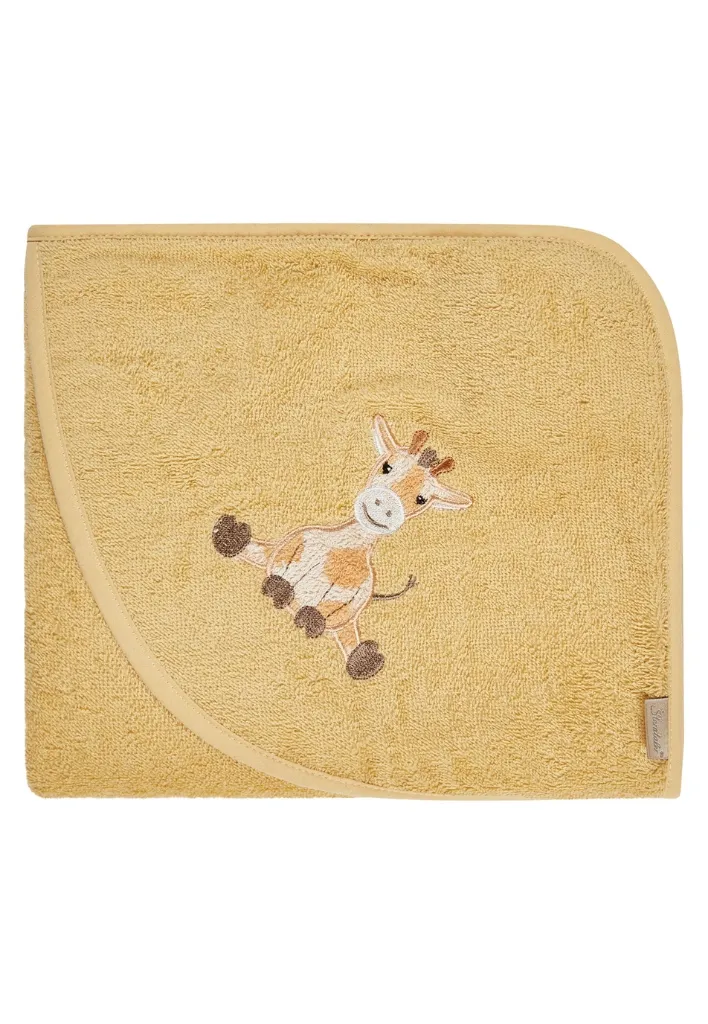 Sterntaler Kapuzenbadetuch 80x80 - Giraffe Kaya - bestickt