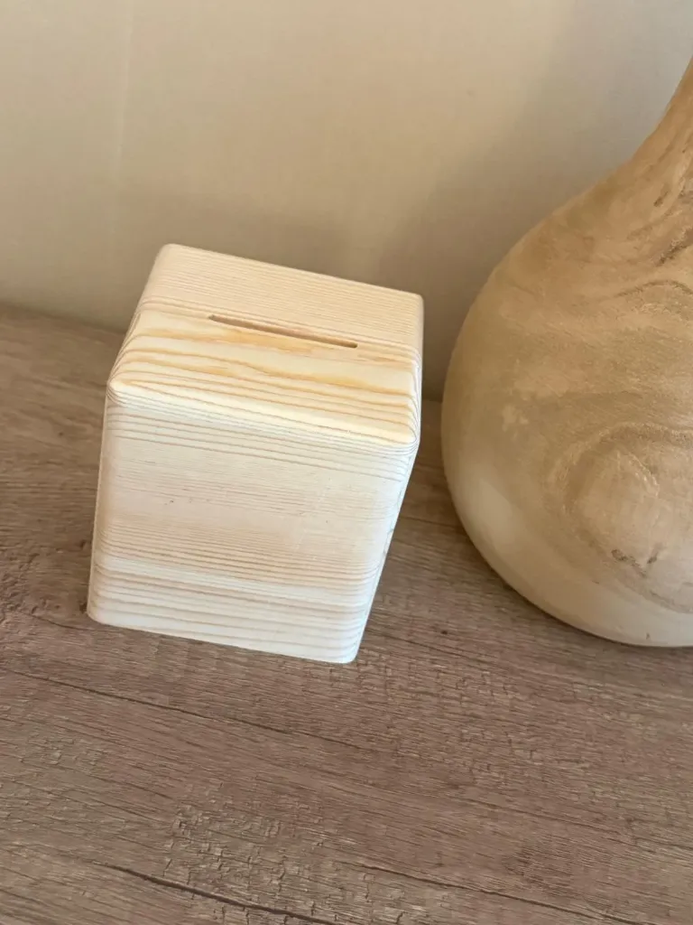 Spardose 9.5x9.5cm - Wunschgravur