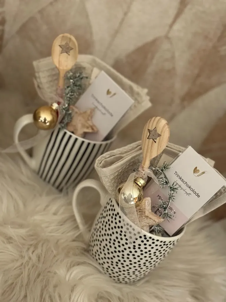 Jumbobecher Geschenkset - Trinkschokolade